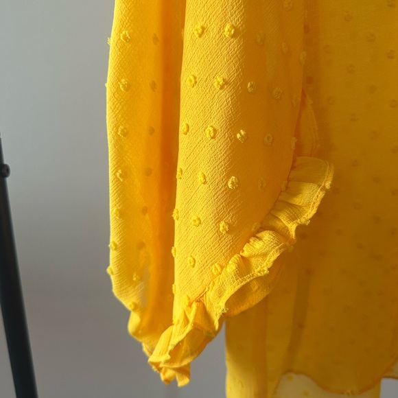 Anthropologie Haida Peasant Mango Ruffle Blouse - Picture 7 of 7